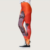 Leggings Fleur de pavot orientale (Gauche)