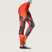 Leggings Fleur de pavot orientale (Droite)
