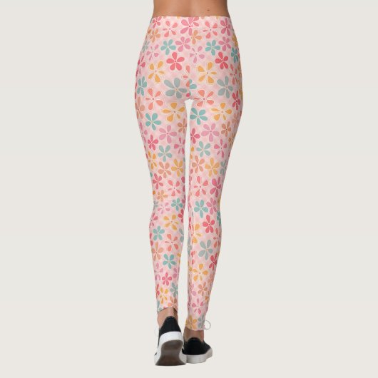 Leggings fleur de preppy (Dos)