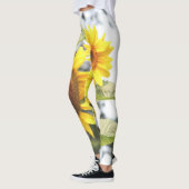 Leggings Fleur de soleil brillante (Gauche)