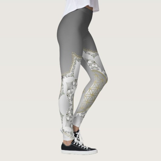 Leggings Fleur De Vie - Blossoms Mandala 1 (Droite)