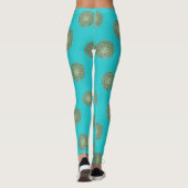 Leggings FLEUR DE VIE - Conception de Géométrie Sacrée 1 (Dos)