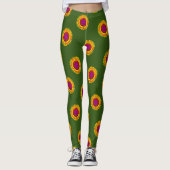 Leggings Fleur De Vie - Fleur Géométrique 4 (Devant)