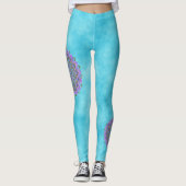 Leggings Fleur De Vie - Mandala India Style 2 (Devant)