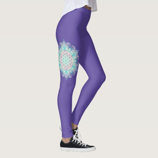 Leggings Fleur de Vie - Mandala Indien 2 (Droite)