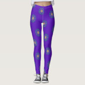 Leggings Fleur de Vie - Mandala Indien 3 (Devant)