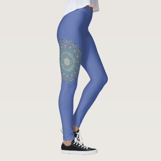 Leggings Fleur de Vie - Mandala Style Inde 1 (Droite)