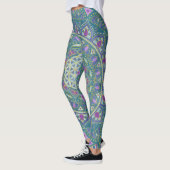 Leggings Fleur de Vie - Mandala Style Inde 1 (Gauche)