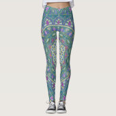 Leggings Fleur de Vie - Mandala Style Inde 1 (Devant)