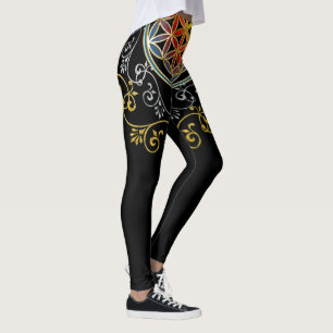 Leggings Fleur de Vie - Ornements Vintage Mandala 1