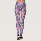 Leggings Fleur d'effet optique (Dos)