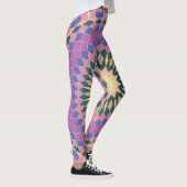 Leggings Fleur d'effet optique (Droite)
