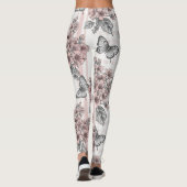 Leggings Fleur d'élégant papillon (1) (Dos)