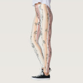 Leggings Fleur d'élégant papillon (12) (Gauche)