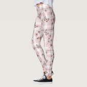 Leggings Fleur d'élégant papillon (2) (Gauche)