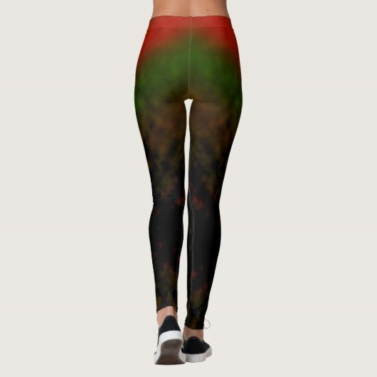 Leggings Fleur d'émbre de forêt (Dos)
