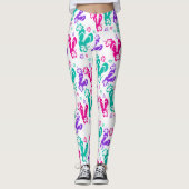 Leggings Fleur d'été Flip Flops (Devant)