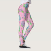 Leggings Fleur d'hortensia (Droite)