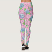 Leggings Fleur d'hortensia (Dos)