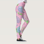 Leggings Fleur d'hortensia (Droite)