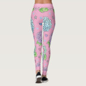 Leggings Fleur d'hortensia (Dos)