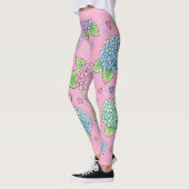 Leggings Fleur d'hortensia (Gauche)
