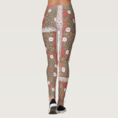 Leggings Fleur d'illustration Rose sauvage Vintage (Dos)