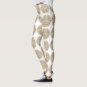Leggings Fleur d'or mousseux de la vie (Gauche)