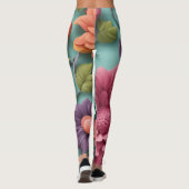 Leggings Fleur éclate Flore Explosion Leger (Dos)