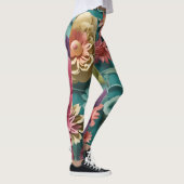Leggings Fleur éclate Flore Explosion Leger (Droite)