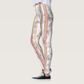 Leggings Fleur Élégante de Papillon (10) (Gauche)
