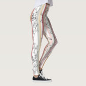 Leggings Fleur Élégante de Papillon (10) (Droite)