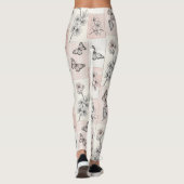 Leggings Fleur Élégante de Papillon (8) (Dos)
