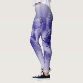 Leggings Fleur en bleu 2 (Gauche)