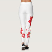 Leggings Fleur étoile rouge (Dos)