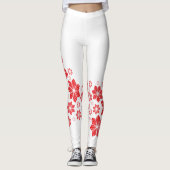 Leggings Fleur étoile rouge (Devant)