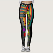 Leggings Fleur fille (Devant)