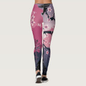 Leggings Fleur foncée (Dos)