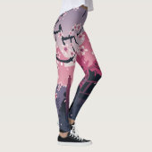 Leggings Fleur foncée (Droite)