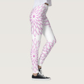 Leggings Fleur géométrique abstraite (Droite)