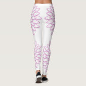Leggings Fleur géométrique abstraite (Dos)