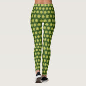 Leggings Fleur Mandala jaune (Dos)