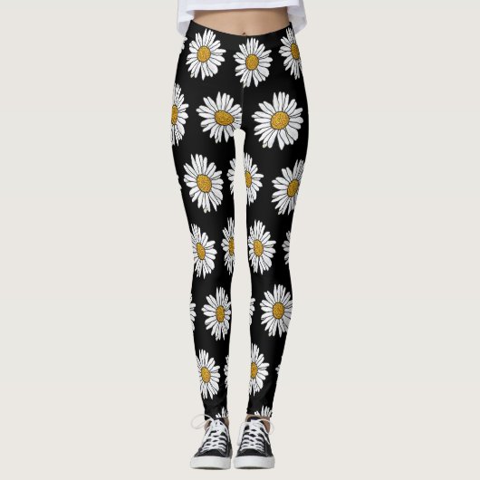 Leggings Fleur marguerite (Devant)