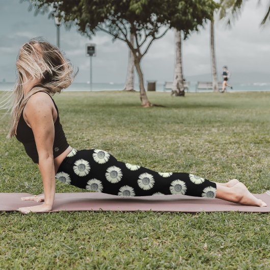 Leggings Fleur marguerite Motif mignonne Fille tendance Bla