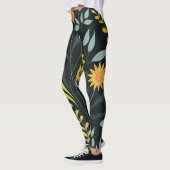 Leggings Fleur Meadow Design tendance en continu (Gauche)