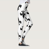 Leggings fleur noire (Droite)