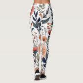 Leggings Fleur où vous êtes planté - Inspirationnel Floral (Dos)