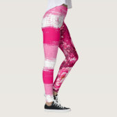 Leggings Fleur Papillon Rose (Droite)