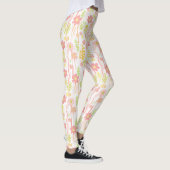 Leggings Fleur pastel rétro (3) (Droite)