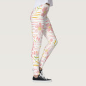 Leggings Fleur pastel rétro (6) (Droite)